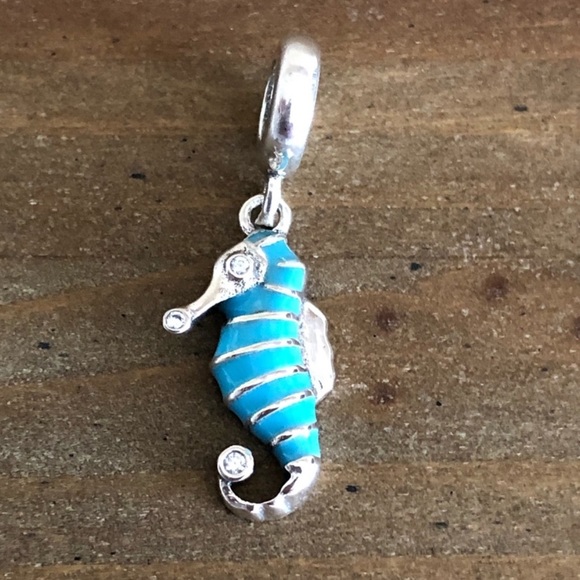 Jewelry - NWOT Sterling Silver seahorse bracelet charm